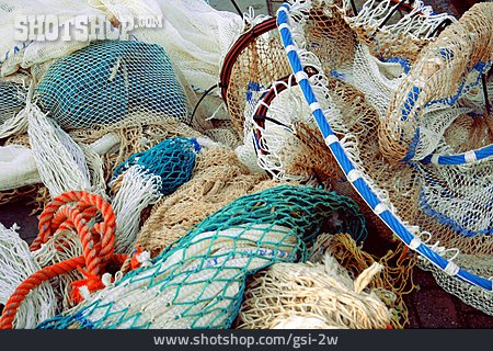 
                Fischernetz, Fangnetze                   