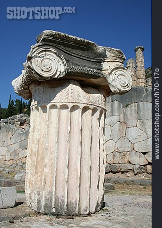 
                Säule, Griechenland, Delphi                   
