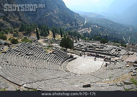 
                Griechenland, Amphitheater, Delphi                   