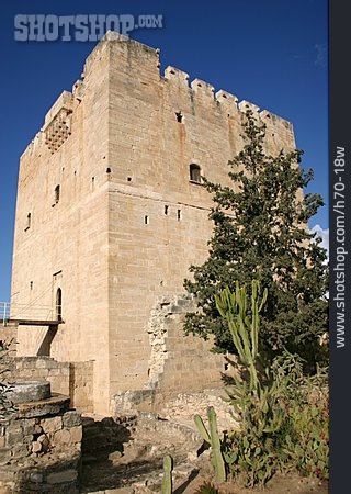 
                Turm, Festung, Zypern, Kolossi                   