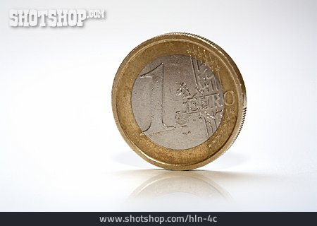 
                Geld, Euro, Geldstück, 1 Euro                   