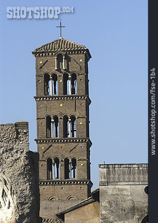 
                Kirche, Kirchturm, Rom                   