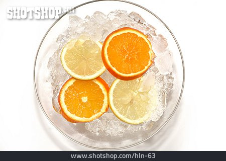 
                Erfrischung, Zitronenscheibe, Orangenscheibe                   