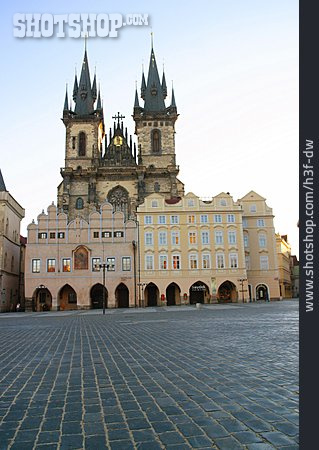 
                Prague, Czech Republic, Tyn Church                   