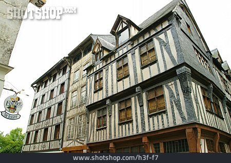 
                Frankreich, Fachwerkhaus, Rouen                   
