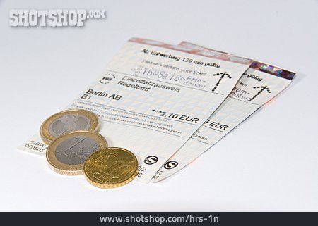 
                Fahrkarte, Fahrpreis, Einzelfahrausweis                   