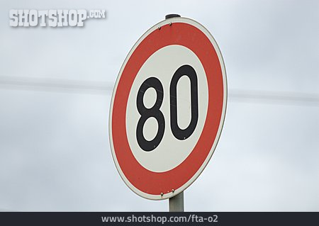 
                Traffic Sign, Speed Limit                   