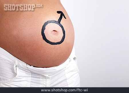 
                Schwangerschaft, Marssymbol                   