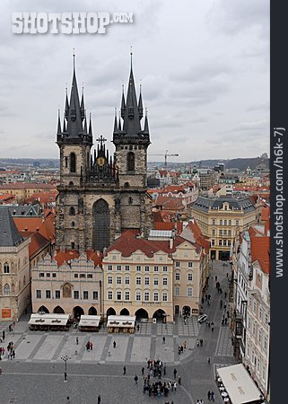 
                Prag, Altstädter Ring, Teynkirche                   