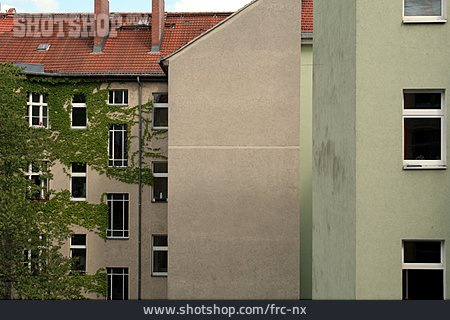 
                Wohnhaus, Mietshaus, Fassadenbegrünung                   
