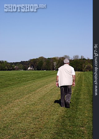 
                Mann, Senior, Spaziergang                   