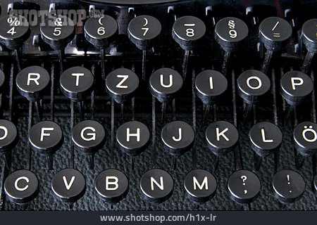 
                Historische Technik, Tastatur, Schreibmaschine                   