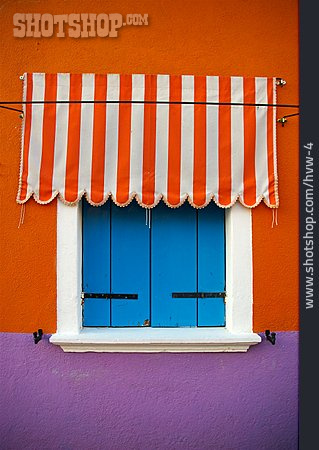 
                Fenster, Farbenfroh, Burano                   