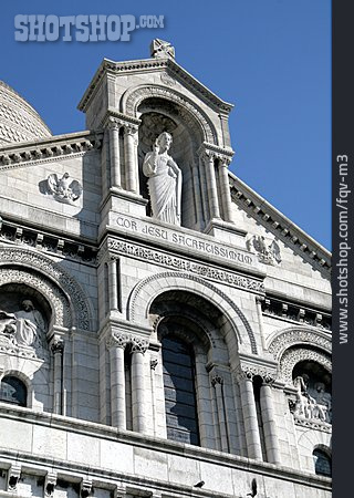 
                Statue, Jesus, Paris, Sacre Coeur                   