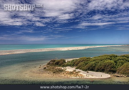 
                Insel, Neuseeland, Sandbank                   