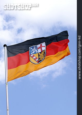 
                Bundesland, Länderflagge, Saarland                   