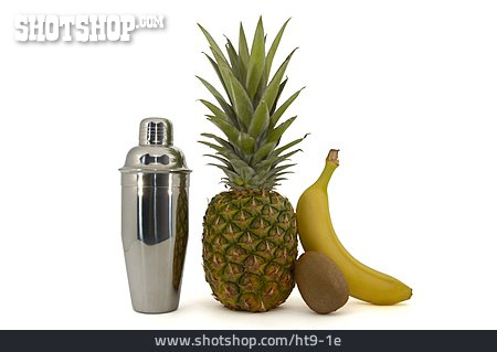 
                Cocktail, Kiwi, Ananas, Banane, Shaker                   