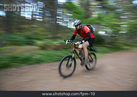 
                Bewegung & Geschwindigkeit, Mountainbike, Radfahren                   