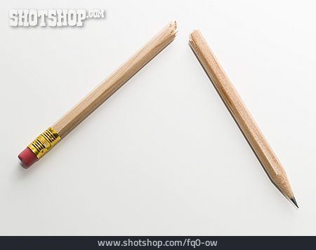 
                Stift, Bleistift, Zerbrochen                   