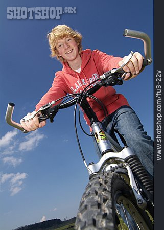 
                Teenager, Mountainbike, Radfahren                   