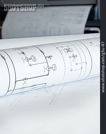 
                Bauplan, Technische Zeichnung                   