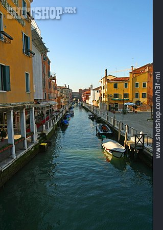 
                Kanal, Wasserstraße, Venedig                   