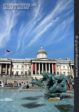 
                London, England, Trafalgar Square, National Gallery                   