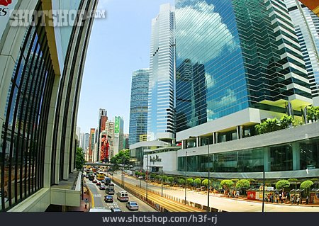 
                Wolkenkratzer, Städtisches Leben, Hong Kong                   