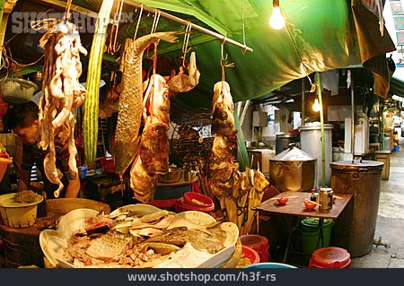 
                Asien, Fischmarkt, Markt                   