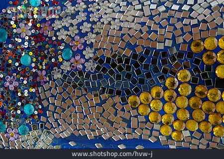 
                Mosaik, Schmuckstein, Glasstein                   