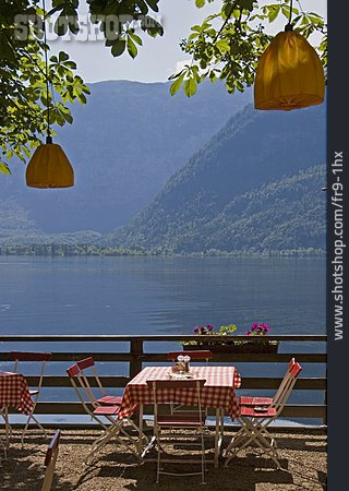 
                Restaurant, Terrasse, Hallstätter See                   