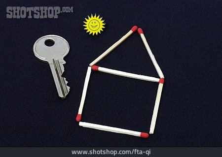 
                Schlüssel, Eigenheim, Haustürschlüssel                   