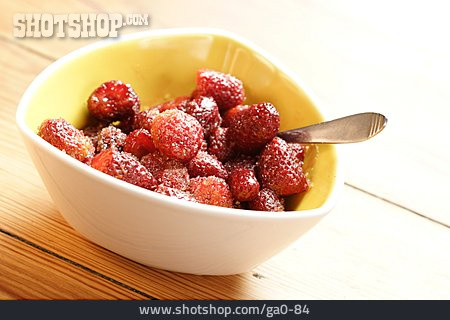 
                Erdbeere, Nachtisch, Gezuckerte Erdbeeren                   