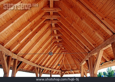 
                Holzkonstruktion, Dachdecke                   