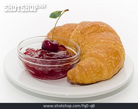 
                Croissant, Frühstück, Marmelade                   