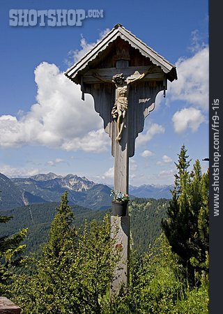 
                Gebirge, Kreuz, Kruzifix                   