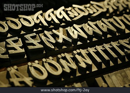 
                Buchstaben, Typografie, Druckerei, Schriftsatz                   