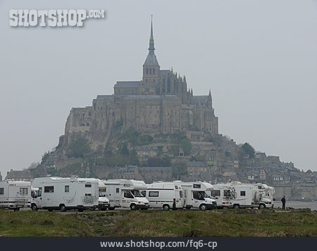 
                Burg, Kloster, Mont Saint Michel, Wohnmobil                   
