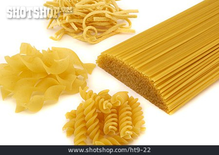 
                Spaghetti, Nudel, Bandnudel, Spirelli, Spätzle                   