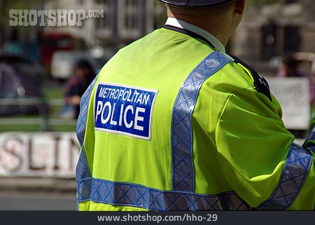 
                London, Polizist, Polizeieinsatz                   
