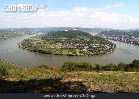 
                Rhein, Rheintal, Boppard, Rheinschleife                   
