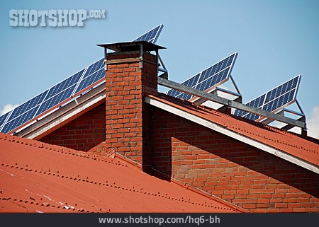 
                Dach, Solarpanel, Solaranlage                   