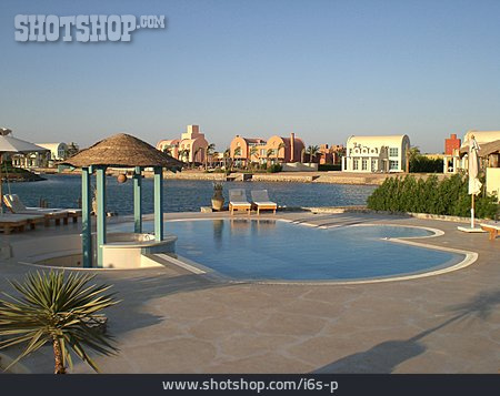 
                Swimmingpool, ägypten, Ferienanlage                   