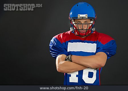 
                Schutz, Spieler, Sportler, Helm, American Football                   