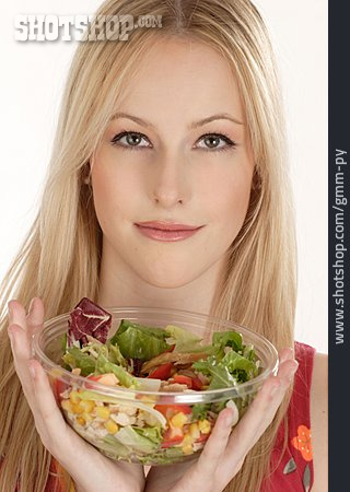 
                Gesunde Ernährung, Salat, Salatschüssel                   