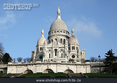 
                Wahrzeichen, Basilika, Paris, Montmartre, Sacré-coeur                   