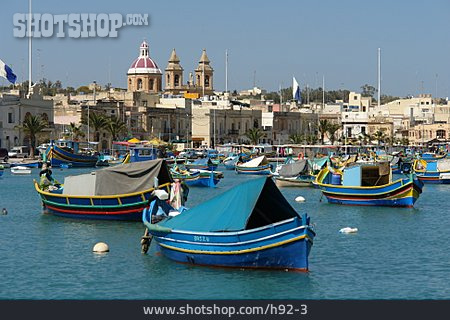 
                Malta, Fischerboote, Marsaxlokk                   