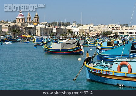 
                Malta, Fischerboote, Marsaxlokk                   