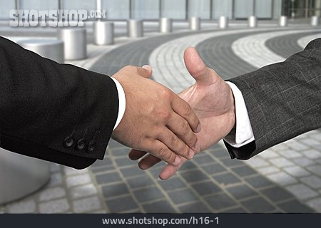 
                Handschlag, Begrüßen, Geschäftspartner                   