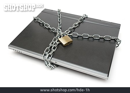 
                Laptop, Datenschutz, Computersicherheit                   